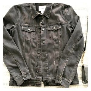 Distressed gray Demin Jacket(women’s)